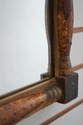 F73592: Antique Reverse Painted Hanging Wall Mirro