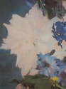 F73571: LAURA HILLS Oil on Canvas Still Life Flowe