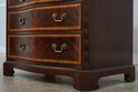 L72632: HICKORY Mahogany Inlaid Serpentine Curved 