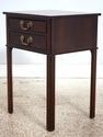 L73692: KITTINGER Mahogany 2 Drawer Nightstand