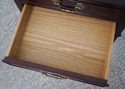 L73692: KITTINGER Mahogany 2 Drawer Nightstand