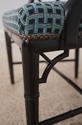 L73381: Pair of Ebonized Chinese Chippendale Faux 