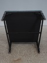 L73381: Pair of Ebonized Chinese Chippendale Faux 