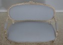 L73333: French Louis XVI Style Blue & White Oval B