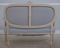 L73333: French Louis XVI Style Blue & White Oval B