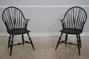 L73367: WARREN CHAIR WORKS Black Windsor Dining Ro