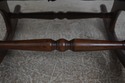 L73334: Brown Tufted Leather Rocking Chair