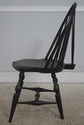 L73367: WARREN CHAIR WORKS Black Windsor Dining Ro