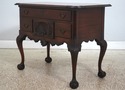 L73362: Antique Bench Made Philadelphia Mahogany L