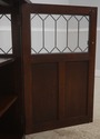 73379: STICKLEY Roycroft Mission Oak Leaded Glass 