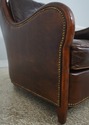 73454: THEODORE ALEXANDER Leather & Mahogany Club 