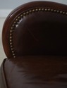 73454: THEODORE ALEXANDER Leather & Mahogany Club 