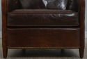73454: THEODORE ALEXANDER Leather & Mahogany Club 