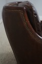 73454: THEODORE ALEXANDER Leather & Mahogany Club 