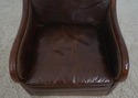 73454: THEODORE ALEXANDER Leather & Mahogany Club 