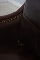 73454: THEODORE ALEXANDER Leather & Mahogany Club 