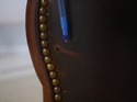 73454: THEODORE ALEXANDER Leather & Mahogany Club 