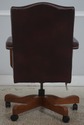 73472: ETHAN ALLEN Burgundy Leather Desk Chair