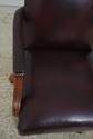 73472: ETHAN ALLEN Burgundy Leather Desk Chair