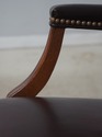 73472: ETHAN ALLEN Burgundy Leather Desk Chair