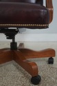 73472: ETHAN ALLEN Burgundy Leather Desk Chair