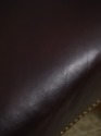 73472: ETHAN ALLEN Burgundy Leather Desk Chair