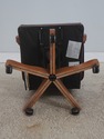 73472: ETHAN ALLEN Burgundy Leather Desk Chair