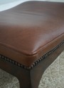 73455: THEODORE ALEXANDER Regency Style Leather Fo