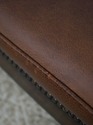 73455: THEODORE ALEXANDER Regency Style Leather Fo