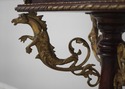 F73409: French Style Marble Top Vitrine Display Ca
