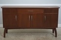 F73403: Mid Century Modern Design Walnut Credenza