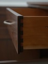 F73403: Mid Century Modern Design Walnut Credenza