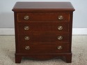73480: LEXINGTON Cherry Inlaid 4 Drawer Chest Nigh