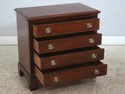 73480: LEXINGTON Cherry Inlaid 4 Drawer Chest Nigh
