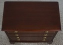 73480: LEXINGTON Cherry Inlaid 4 Drawer Chest Nigh