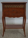 F73394: Pair of Vintage Louis XV Style Marquetry S