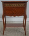 F73394: Pair of Vintage Louis XV Style Marquetry S