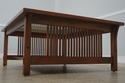 73423: STICKLEY Mission Cherry Glass Top Coffee Ta