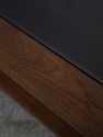 73423: STICKLEY Mission Cherry Glass Top Coffee Ta