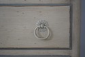 L73457: BAKER Paint Decorated 4 Drawer Tall Chest