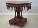 LF73412: Empire Style Octagonal Walnut Center Tabl