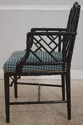 L73381: Pair of Ebonized Chinese Chippendale Faux 