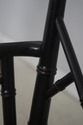 L73381: Pair of Ebonized Chinese Chippendale Faux 