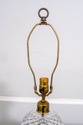 F69102: WATERFORD Crystal & Brass Table Lamp
