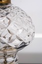 F69102: WATERFORD Crystal & Brass Table Lamp