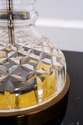 F69102: WATERFORD Crystal & Brass Table Lamp