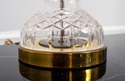 F69102: WATERFORD Crystal & Brass Table Lamp