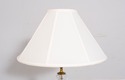 F69103: Pair of WATERFORD Brass & Crystal Lamps w/