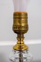 F69105: Pair of Small WATERFORD Crystal & Brass La