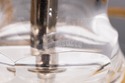 F69105: Pair of Small WATERFORD Crystal & Brass La